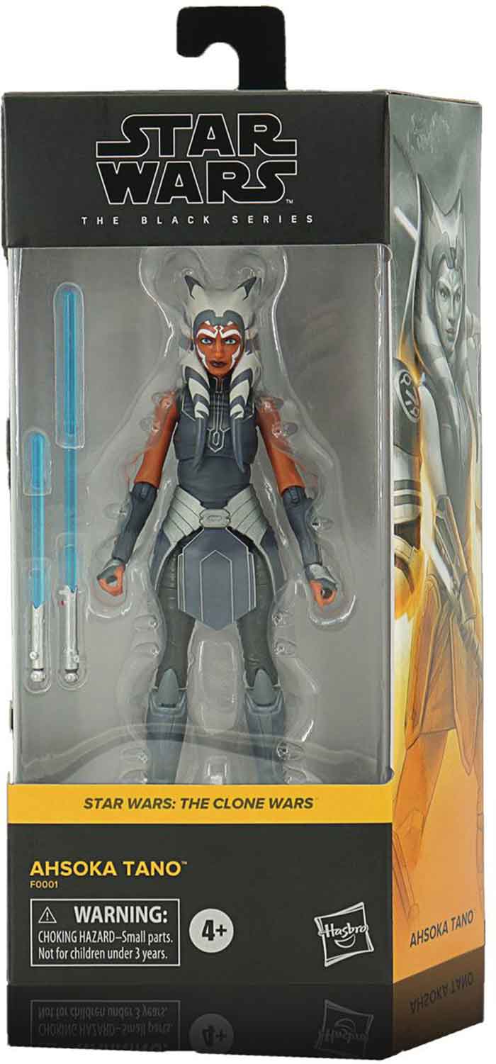 Star Wars The Black Series 6 Inch Action Figure Box Art - Ahsoka