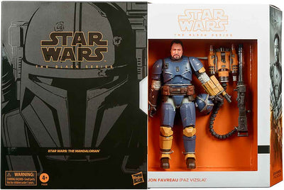 Star Wars The Black Series Box Art 6 Inch Action Figure Deluxe Exclusive - Jon Favreau Paz Vizsla