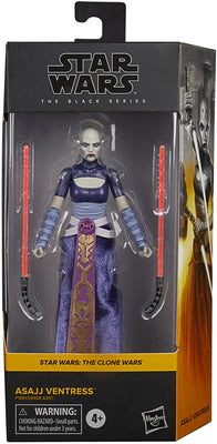 Star Wars The Black Series Box Art 6 Inch Action Figure - Asajj Ventress Reissue