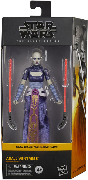 Star Wars The Black Series Box Art 6 Inch Action Figure - Asajj Ventress Reissue