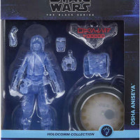 Star Wars The Black Series 6 Inch Action Figure Deluxe Exclusive - Holocomm Osha Aniseya