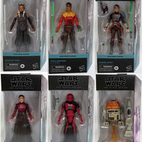 Star Wars The Black Series Disney+ Ahsoka TV 6 Inch Action Figure Box Art (2023 Wave 2B) - Set of 6