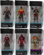 Star Wars The Black Series Disney+ Ahsoka TV 6 Inch Action Figure Box Art (2023 Wave 2B) - Set of 6