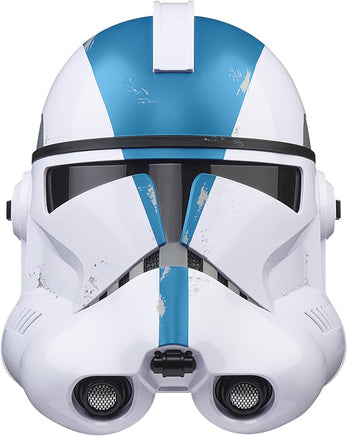 Star Wars The Black Series Life Size Prop Replica Electronic Helmet - Clone Trooper Blue 501st Legion