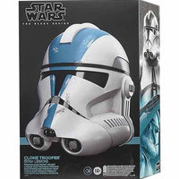 Star Wars The Black Series Life Size Prop Replica Electronic Helmet - Clone Trooper Blue 501st Legion