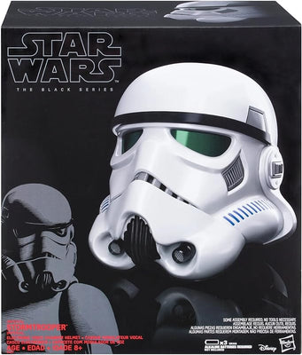 Star Wars The Black Series Life Size Prop Replica Electronic Helmet - Imperial Stormtrooper Helmet