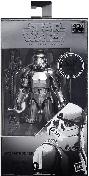 Star Wars The Black Series 6 Inch Action Figure Exclusive - Carbonized Stormtrooper