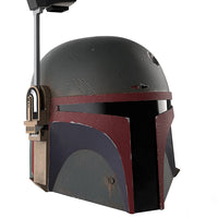 Star Wars The Black Series Life Size Prop Replica Helmet - Boba Fett (Re-Armored) Premium Electronic Helmet