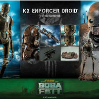 Star Wars The Book Of Boba Fett 12 Inch Action Figure 1/6 Scale - KX Enforcer Droid Hot Toys 910740