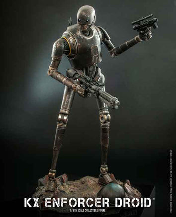 Star Wars The Book Of Boba Fett 12 Inch Action Figure 1/6 Scale - KX Enforcer Droid Hot Toys 910740