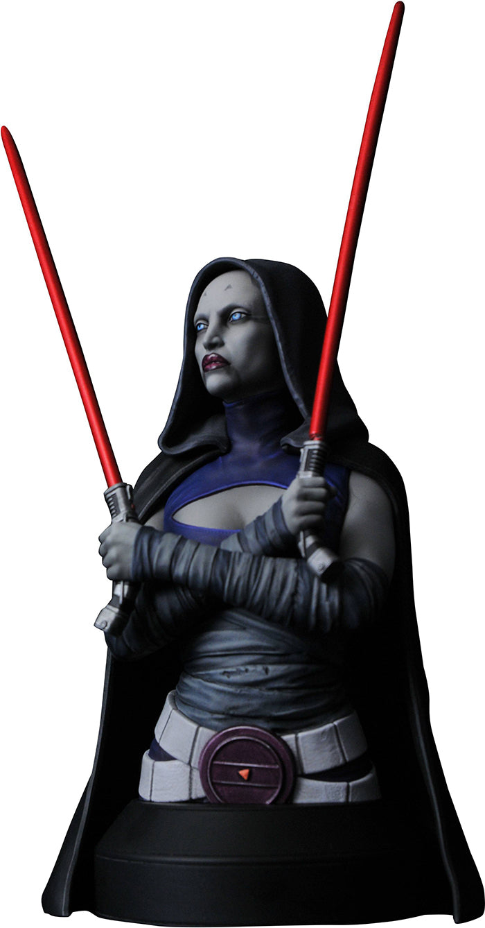 Star Wars The Clone Wars 6 Inch Bust Statue 1/6 Scale - Asajj Ventress