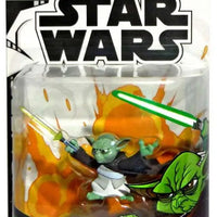 Star Wars The Clone Wars 3.75 Inch Action Figure Cartoon Network - Yoda