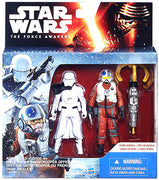 Star Wars The Force Awakens 3.75 Inch Action Figure 2-Pack Series - First Order Snowtrooper Officer & Snap Wexley