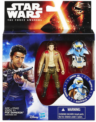 Star Wars The Force Awakens 3.75 Inch Action Figure Armor Series Wave 1 - Poe Dameron
