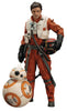 Star Wars The Force Awakens 7 Inch Statue Figure ArtFX+ - Poe Dameron & BB-8