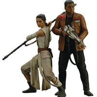 Star Wars The Force Awakens 7 Inch Statue Figure ArtFX+ - Rey & Finn