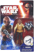 Star Wars The Force Awakens 3.75 Inch Action Figure Jungle and Space Wave 4 - Admiral Ackbar (Shelf Wear)