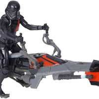 Star Wars The Force Awakens 3.75 Inch Scale Vehicle Figure - Speeder Bike with Elite Trooper