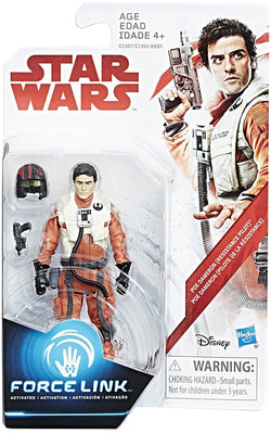 Star Wars The Last Jedi 3.75 Inch Action Figure (2017 Wave 1 Orange) - Poe Dameron (Resistance Pilot)