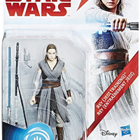 Star Wars The Last Jedi 3.75 Inch Action Figure (2017 Wave 1 Orange) - Rey (Jedi Training)