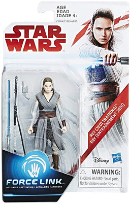 Star Wars The Last Jedi 3.75 Inch Action Figure (2017 Wave 1 Orange) - Rey (Jedi Training)