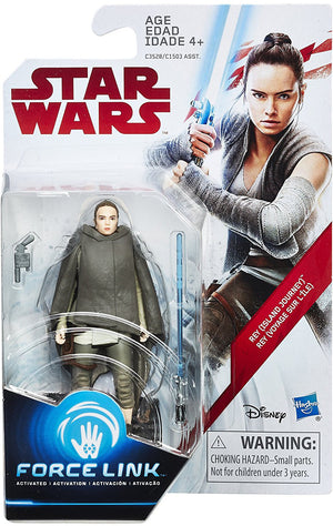 Star Wars The Last Jedi 3.75 Inch Figure (2017 Wave 2 Orange) - Rey (Island Journey) (Sub-Standard Packaging)