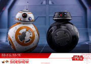 Star Wars The Last Jedi 4 Inch Action Figure Movie Masterpiece 1/6 Scale - BB-8 and BB-9E Hot Toys 903190 (Shelf Wear)