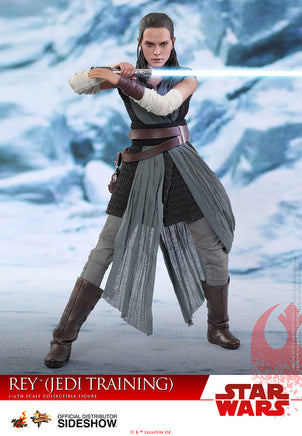 Star Wars The Last Jedi 11 Inch Action Figure Movie Masterpiece 1/6 Scale Series - Rey Jedi Training Hot Toys 903205