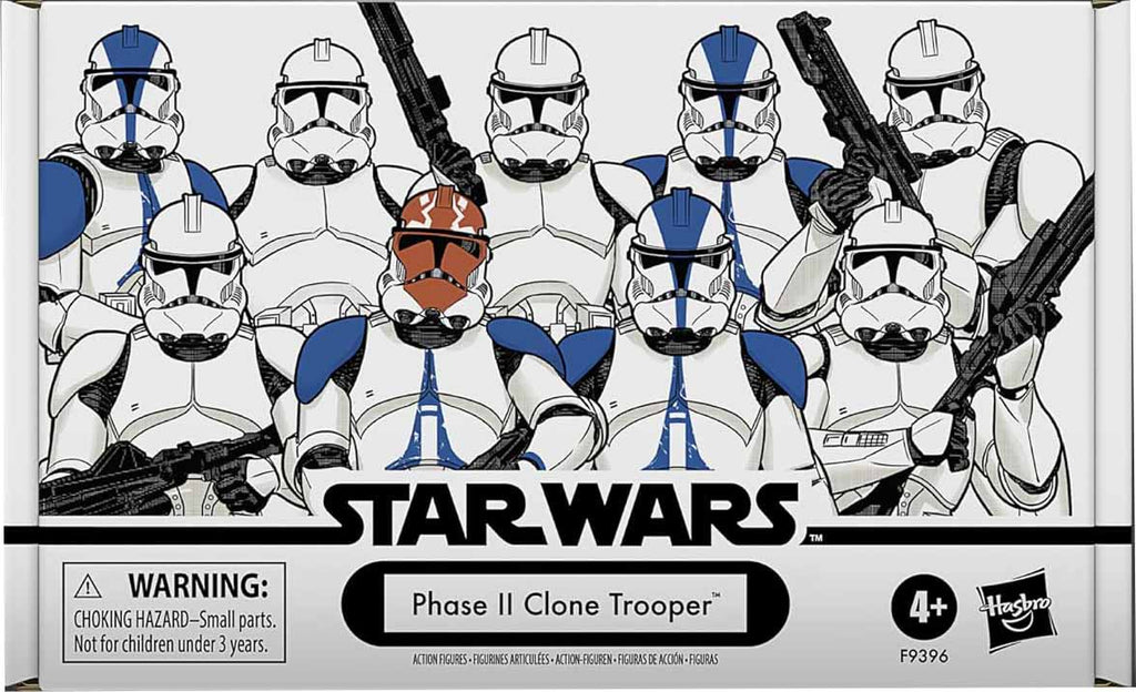 Star Wars The Vintage Collection Inch Action Figure Box Set Phase II Clone Trooper 4-Pack