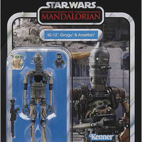 Star Wars The Vintage Collection 3.75 Inch Action Figure Deluxe - IG-12, Grogu & Anzellan