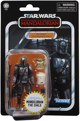 Star Wars The Vintage Collection 3.75 Inch Action Figure Exclusive - Din Djarin & Grogu (The Mandalorian & Baby Yoda) VC177