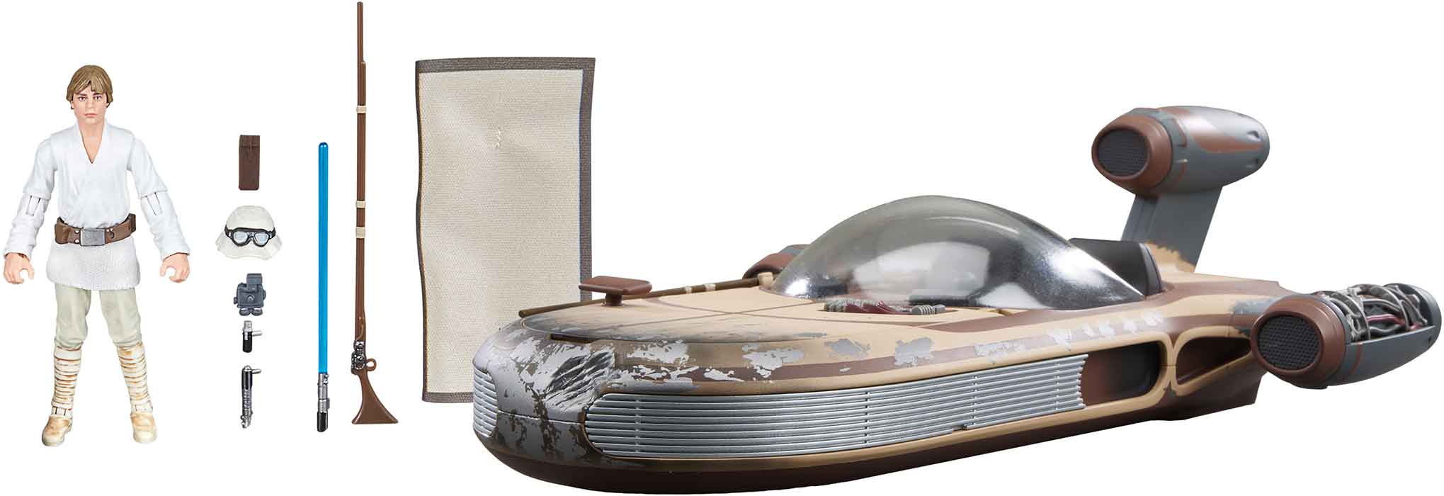 Star Wars Black Series T-34 Luke's Landspeeder Hasbro - O Espaço Virtual do Colecionador Star Wars Black Series T-34 Luke's Landspeeder Hasbro - O Espaço Virtual do Colecionador
