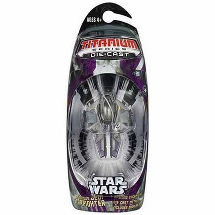 Star Wars Titanium 3.75 Inch Static Figure - Mace Windu Jedi Starfighter