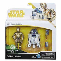 Star Wars Universe Force Link 3.75 Inch Scale Action Figure 2-Pack - C-3PO & R2-D2