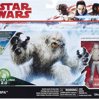 Star Wars Universe Force Link 3.75 Inch Scale Action Figure - Wampa & Luke Skywalker (Hoth)