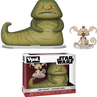 Star Wars 3.75 Inch Action Figure Vinyl - Jabba The Hut & Salacious Crumb