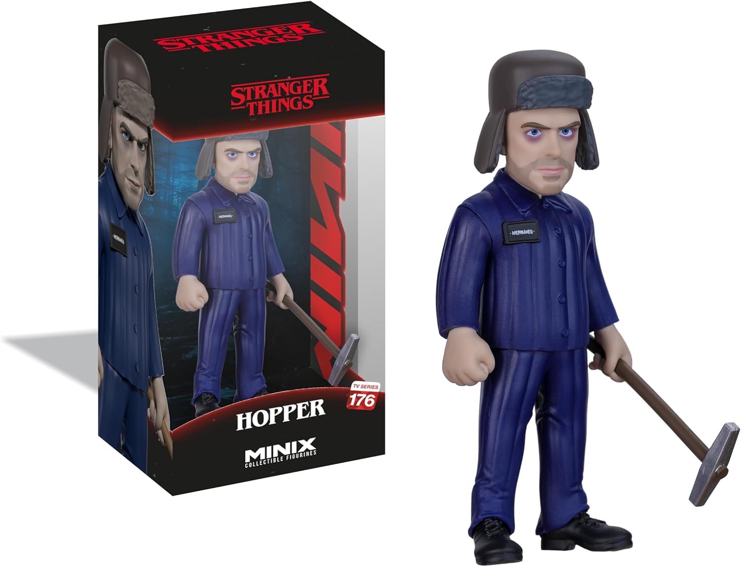 Stranger Things 3.75 Inch Action Figure Minix - Hopper #176| Cmdstore