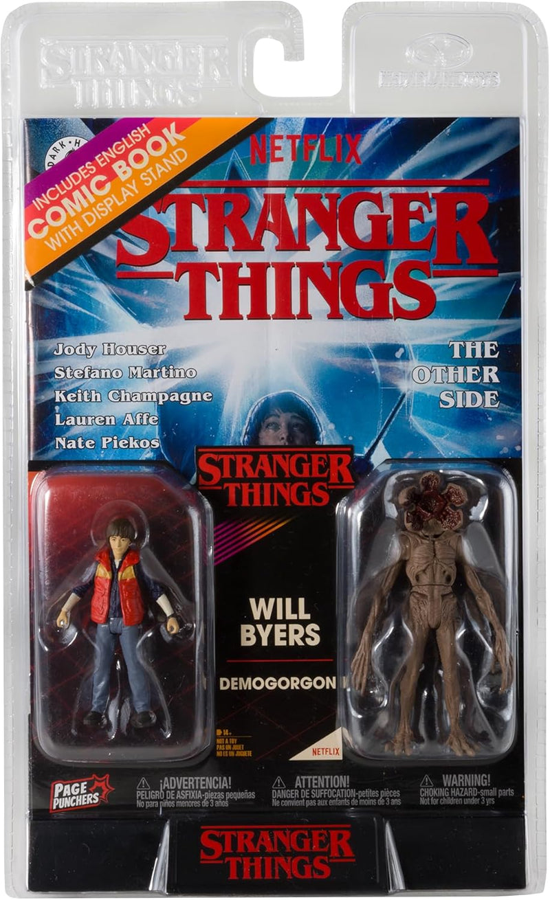 Stranger Marvel Figure Stranger Things 3 Inch Action Figure Page Punchers - Will Byers and De ...
