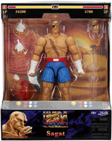 Street Fighter 2 The Final Challengers 8 Inch Action Figure Deluxe - Sagat
