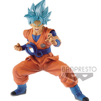 Super Dragon Ball Heroes 7 Inch Static Figure Transcendence Art - Super Saiyan Blue Goku (Shelf Wear Packaging)