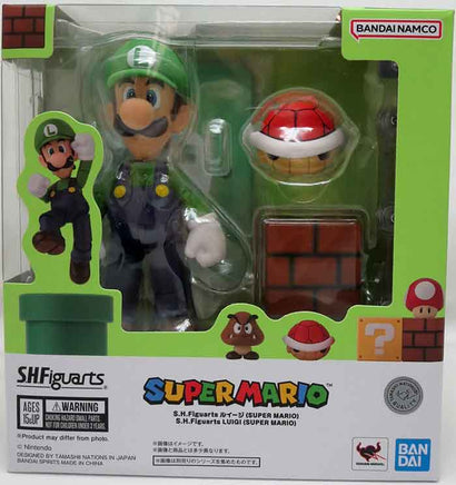 Super Mario 5 Inch Action Figure S.H. Figuarts - Luigi Reissue