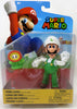 Super Mario World Of Nintendo 4 Inch Action Figure Wave 22 - Fire Luigi with Fire Flower