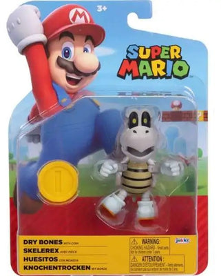 Super Mario World Of Nintendo 4 Inch Action Figure Wave 32 - Dry Bones