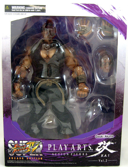 Super Street Fighter IV 8 Inch Action Figure Play Arts Kai Vol. 2 - Akuma