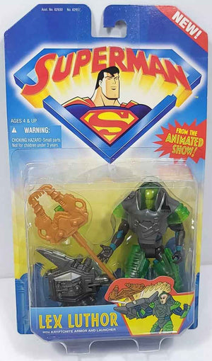 Superman Animated 5 Inch Action Figure - Kryptonite Armor Lex Luthor