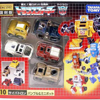 Takara Transformers Encore Collection Action Figures: Minibot 5-Pack Including Bumblebee #10