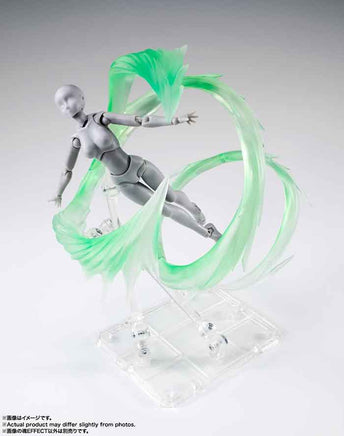 Tamashii Effect 6 Inch Scale Action Figure S.H. Figuarts - Effect Wind Green Version