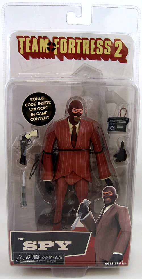 NECA RED SPY スパイ チームフォートレス2 Team Fortress 2 Neca Red Spy Action Figure With Revolver