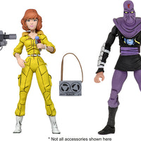 Teenage Mutant Ninja Turtles 7 Inch Action Figure 1980 Cartoon 2-Pack - April O'Neil & Foot Soldier