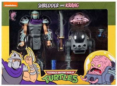 Teenage Mutant Ninja Turtles 7 Inch Action Figure 1980 Cartoon 2-Pack - Shredder & Krang